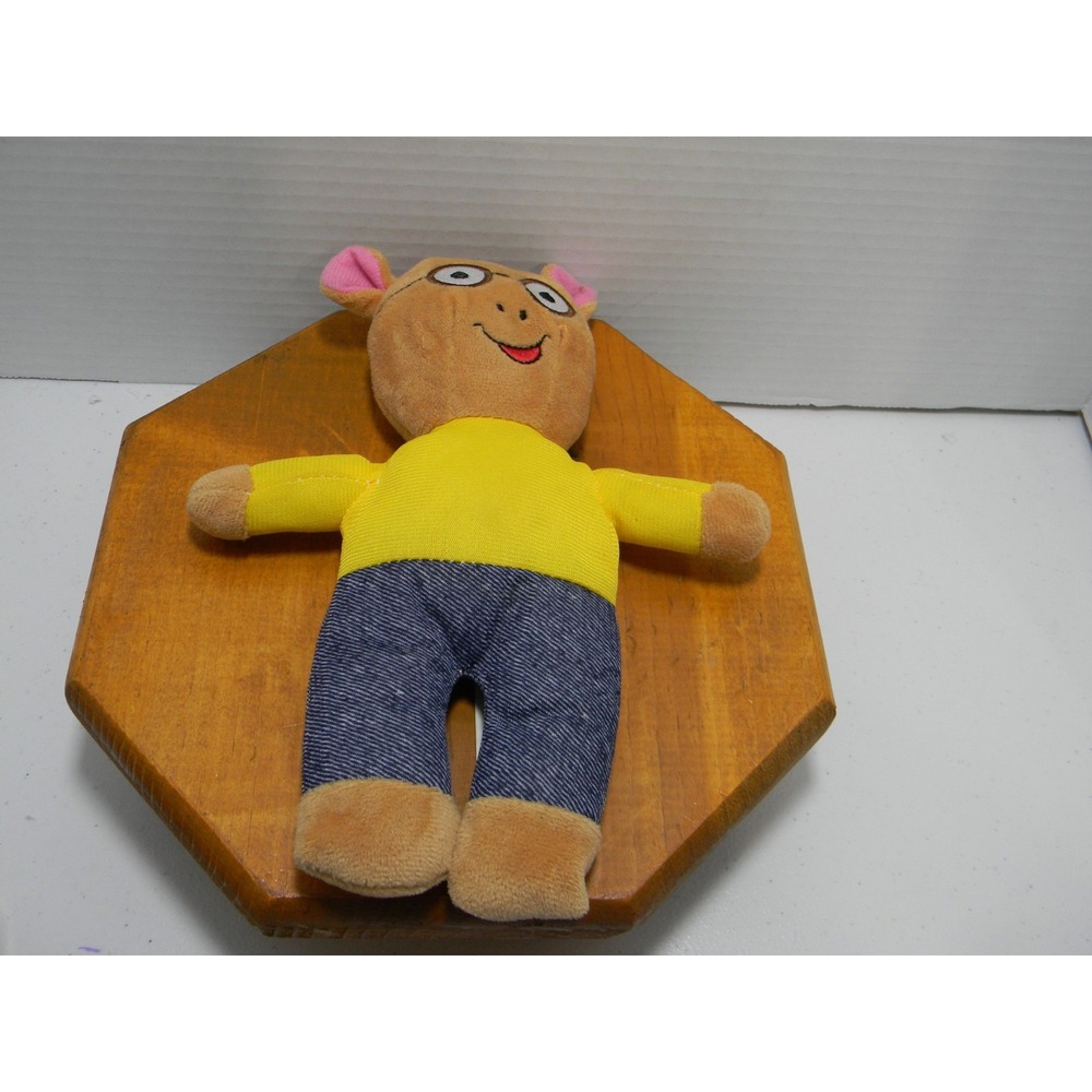 Arthur Marc Brown Plush Doll 10" PBS Kids Yellow Sweater 2024 Greenbrier